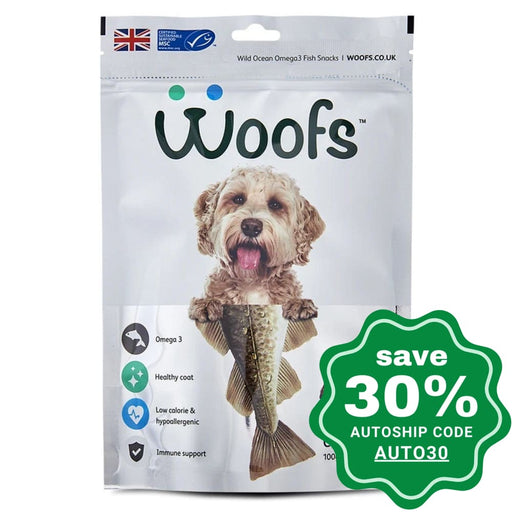 Woofs - Cod Cruncher Treat For Dogs 100G