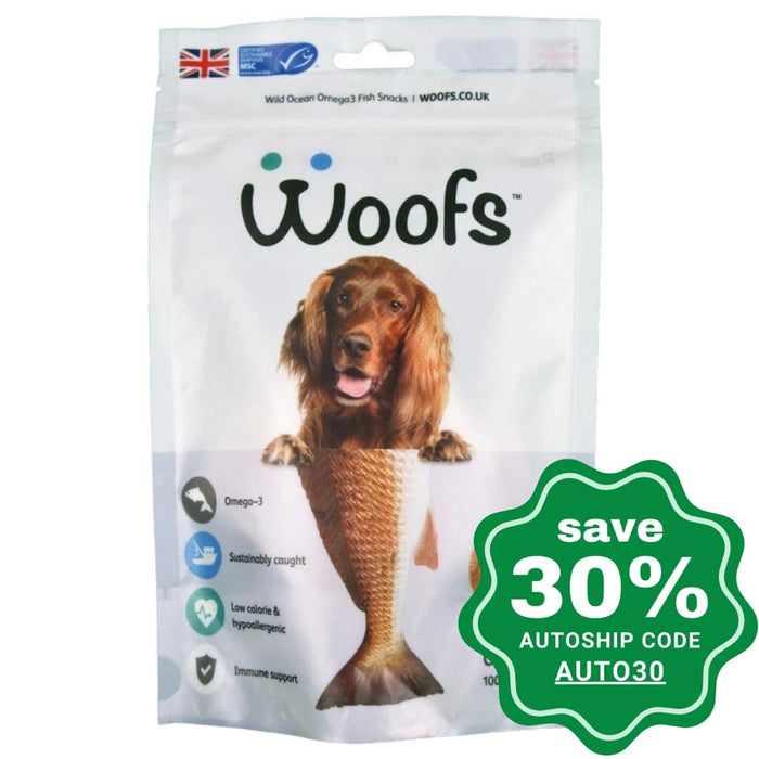 Woofs - Redfish Cookies Treat For Dogs 100G