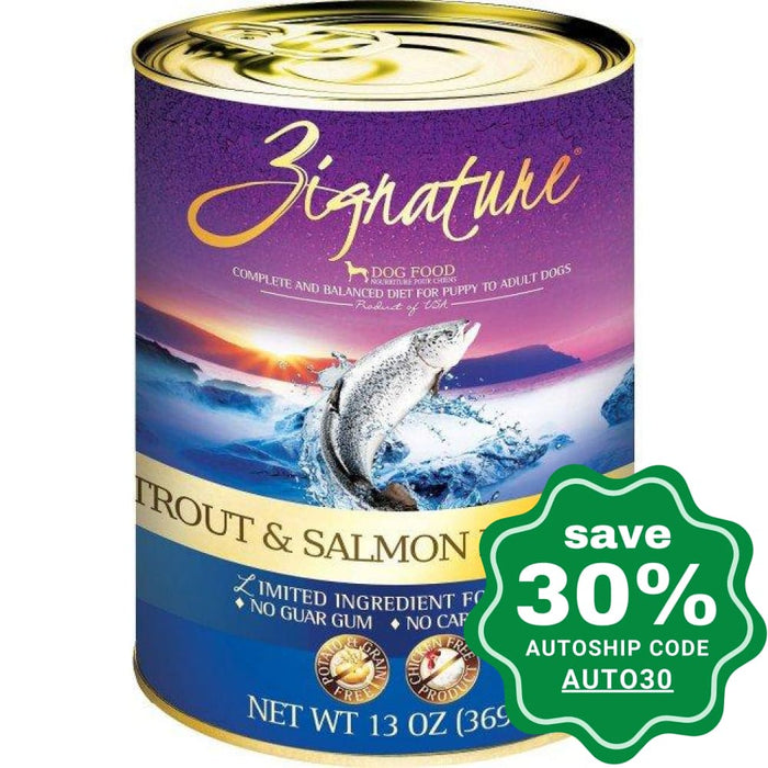 Zignature - Canned Dog Food - Limited Ingredient - Trout & Salmon - 13OZ (3 cans) - PetProject.HK