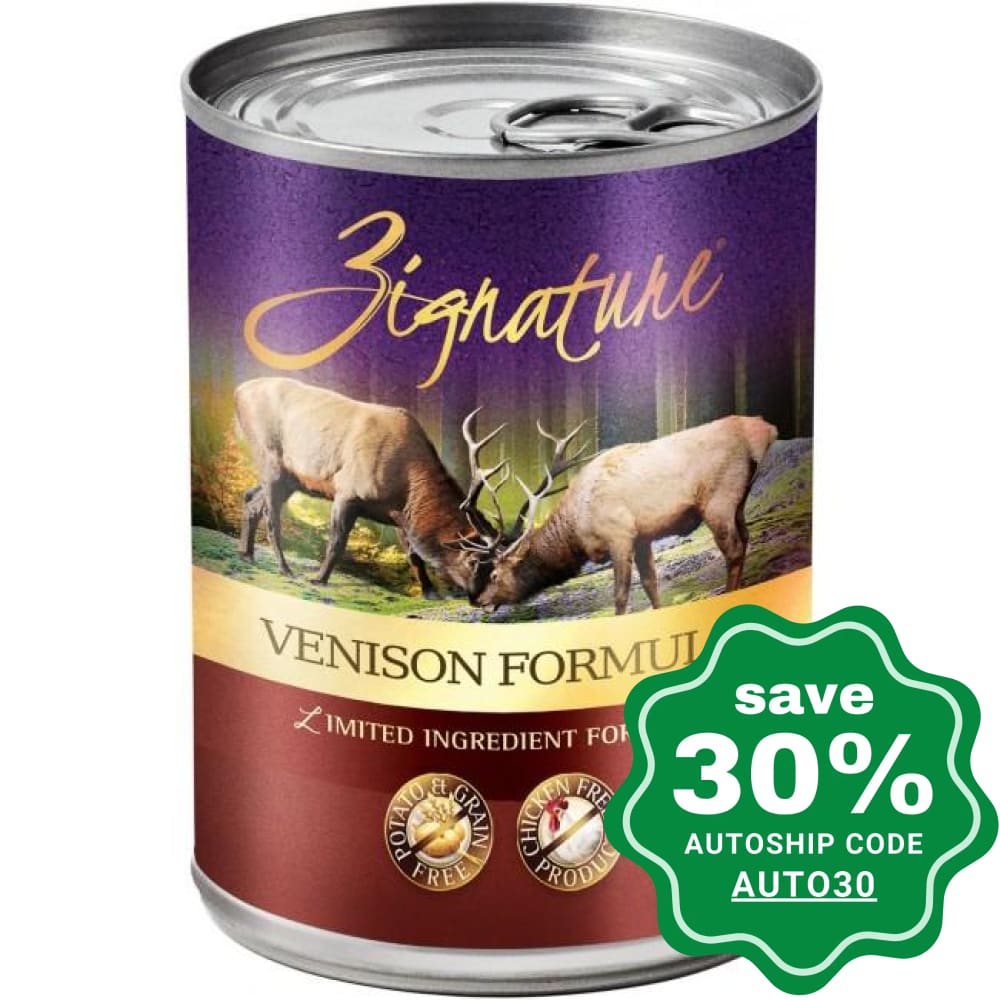 Zignature - Canned Dog Food - Limited Ingredient - Venison - 13OZ (3 cans) - PetProject.HK