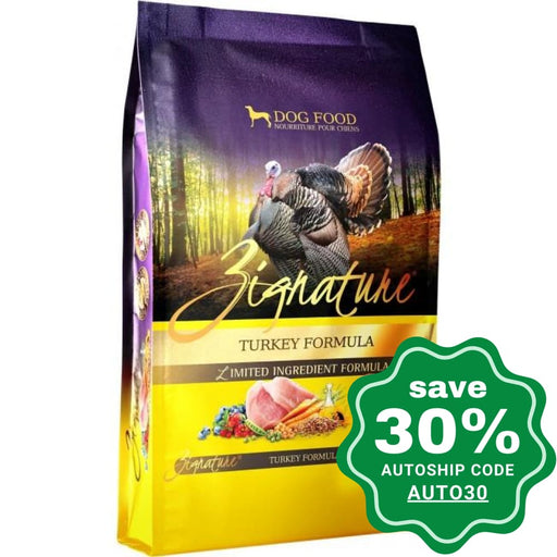 Zignature - Dry Dog Food - Grain Free Turkey - 4LB - PetProject.HK