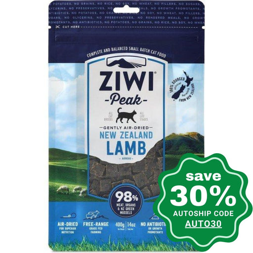 Ziwipeak - Air Dried Cat Food LAMB - 400G - PetProject.HK