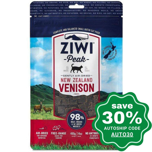 Ziwipeak - Air Dried Cat Food VENISON - 400G - PetProject.HK