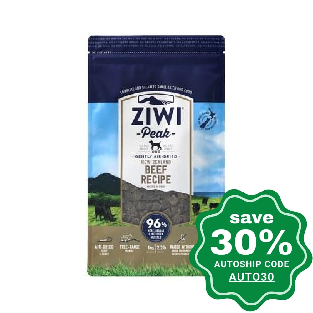 Ziwipeak - Air Dried Dog Food BEEF - 1KG - PetProject.HK