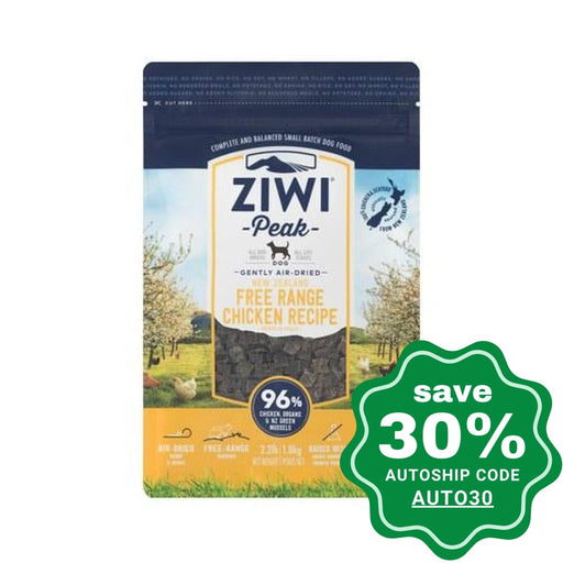 Ziwipeak - Air Dried Dog Food FREE RANGE CHICKEN - 1KG - PetProject.HK