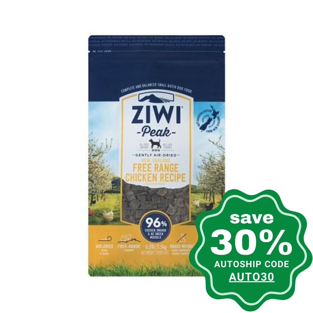 Ziwipeak - Air Dried Dog Food FREE RANGE CHICKEN - 2.5KG - PetProject.HK