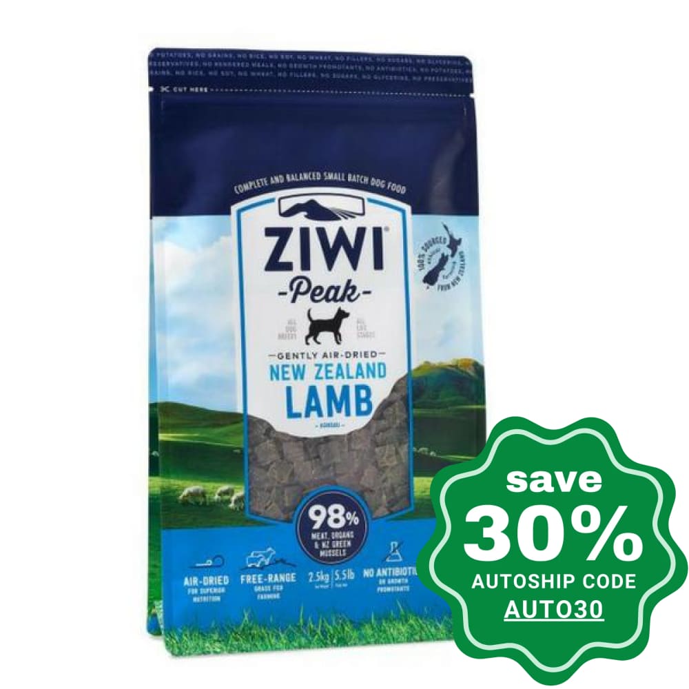 Ziwipeak - Air Dried Dog Food LAMB - 2.5KG - PetProject.HK