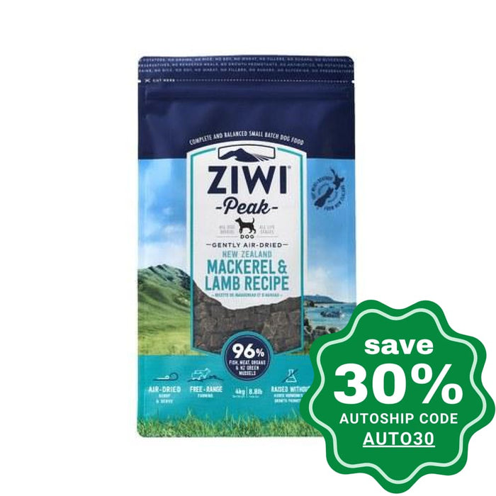 Ziwipeak - Air Dried Dog Food MACKEREL & LAMB - 4KG - PetProject.HK