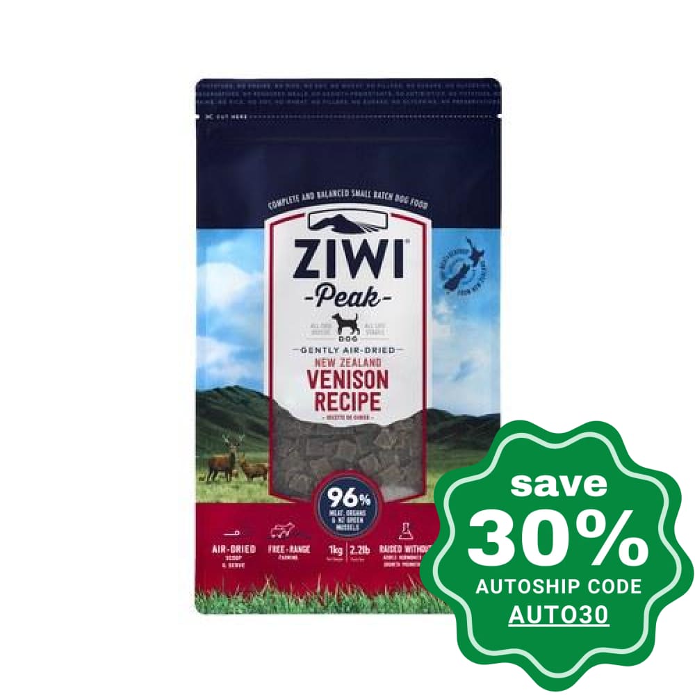 Ziwipeak - Air Dried Dog Food VENISON - 1KG - PetProject.HK