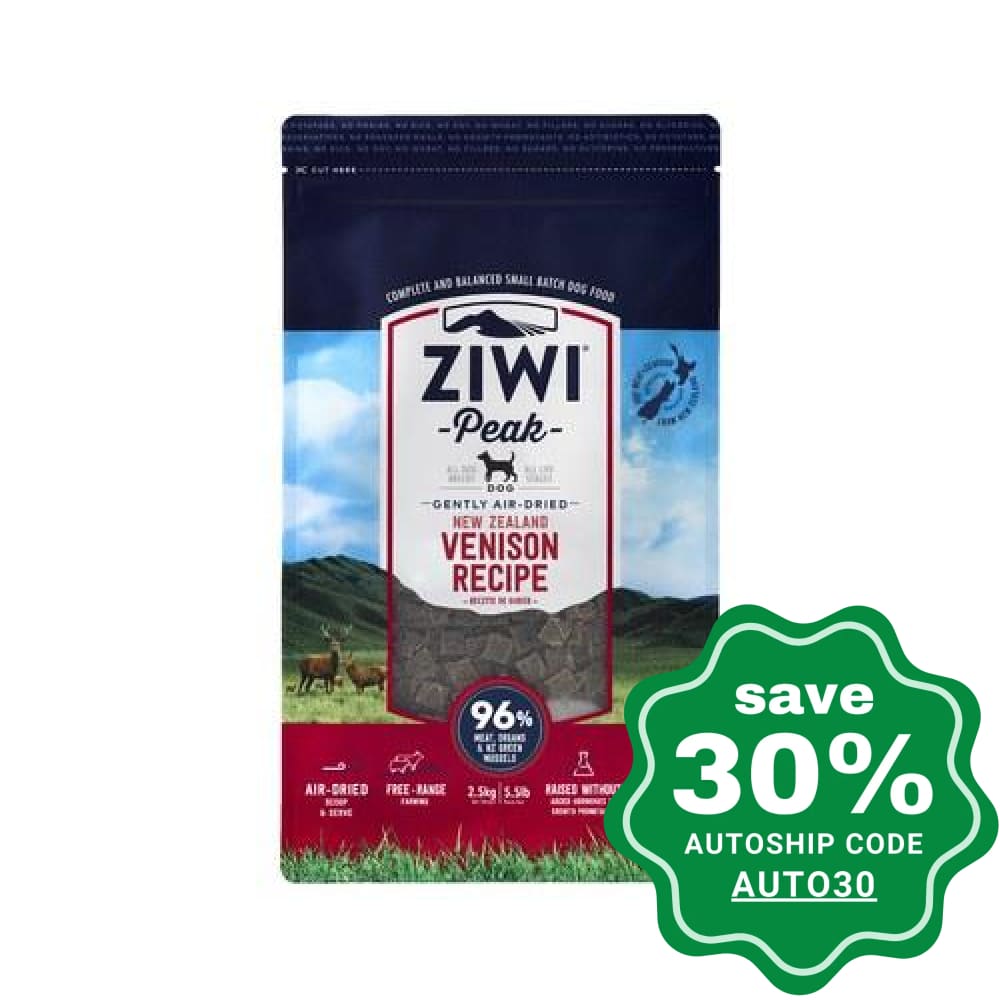 Ziwipeak - Air Dried Dog Food VENISON - 2.5KG - PetProject.HK