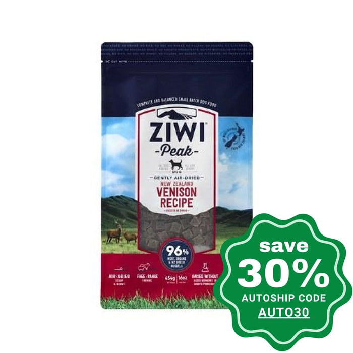 Ziwipeak - Air Dried Dog Food VENISON - 454G - PetProject.HK