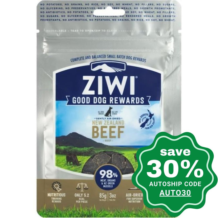 Ziwipeak - Air Dried Dog Treats - BEEF - 85G - PetProject.HK