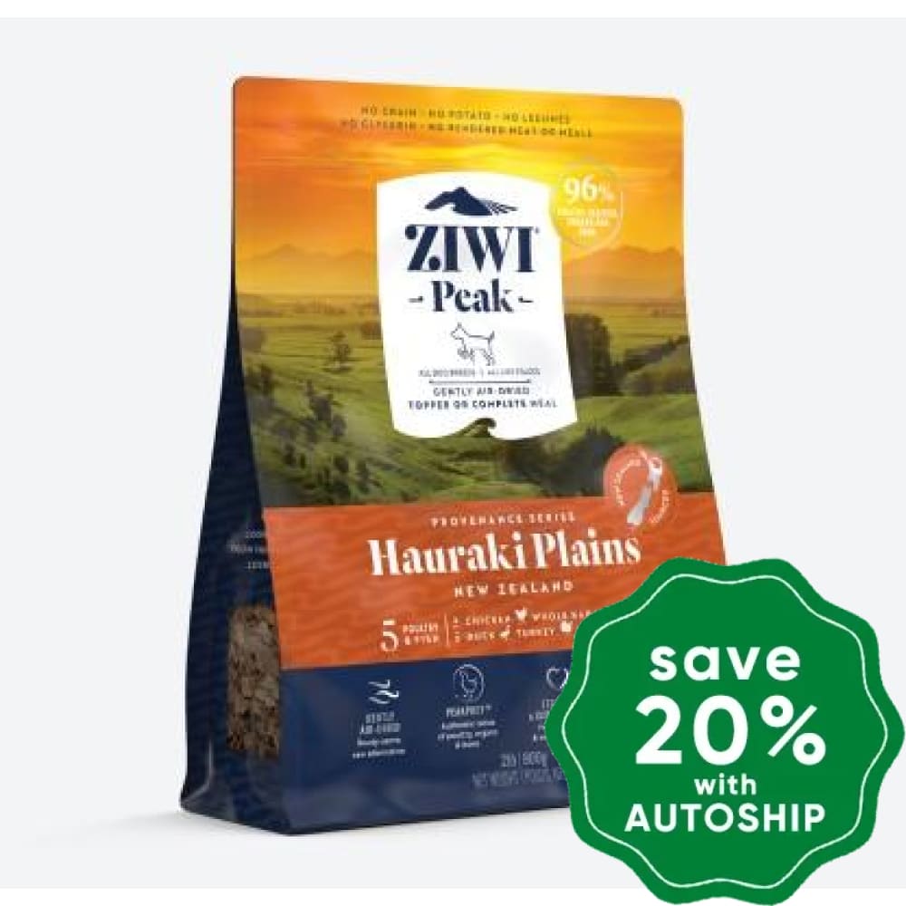 Ziwipeak - Dry Food For Dogs Provenance Series Air-Dried Hauraki Plains Recipe 900G