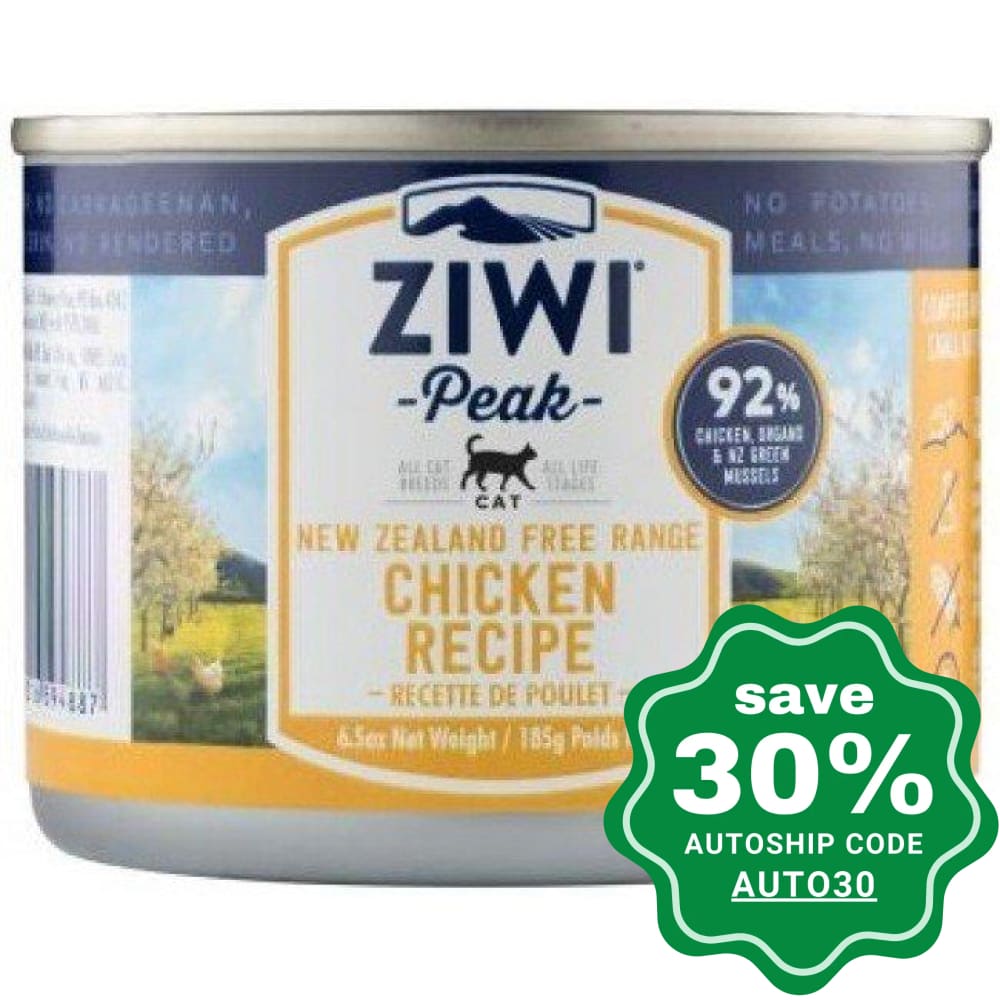 Ziwipeak - Moist CHICKEN Recipe Canned Cat Food - 185G (min. 4 cans) - PetProject.HK