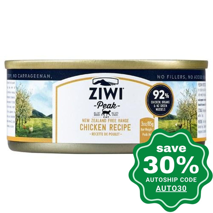 Ziwipeak - Moist CHICKEN Recipe Canned Cat Food - 85G (min. 4 cans) - PetProject.HK