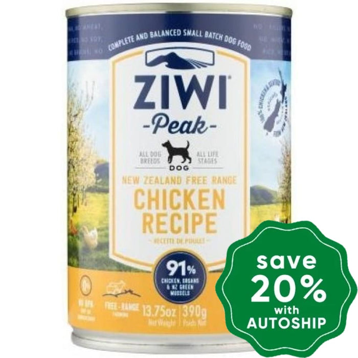 Ziwipeak - Moist CHICKEN Recipe Canned Dog Food - 390G (min. 3 cans) - PetProject.HK