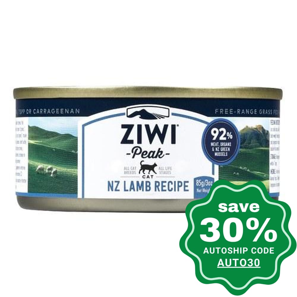 Ziwipeak - Moist LAMB Recipe Canned Cat Food - 85G (min. 4 cans) - PetProject.HK