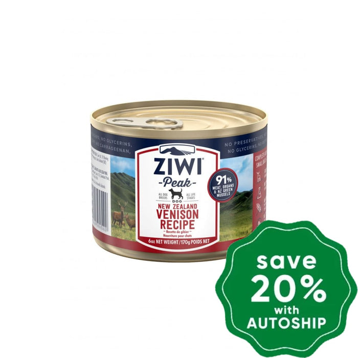 Ziwipeak - Moist Venison Recipe Canned Dog Food 170G (Min. 24 Cans) Dogs