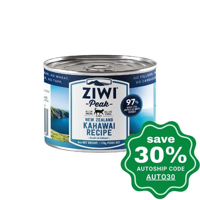 Ziwipeak - New Zealand Kawahai Recipe Canned Cat Food 170G (Min. 12 Cans) Cats