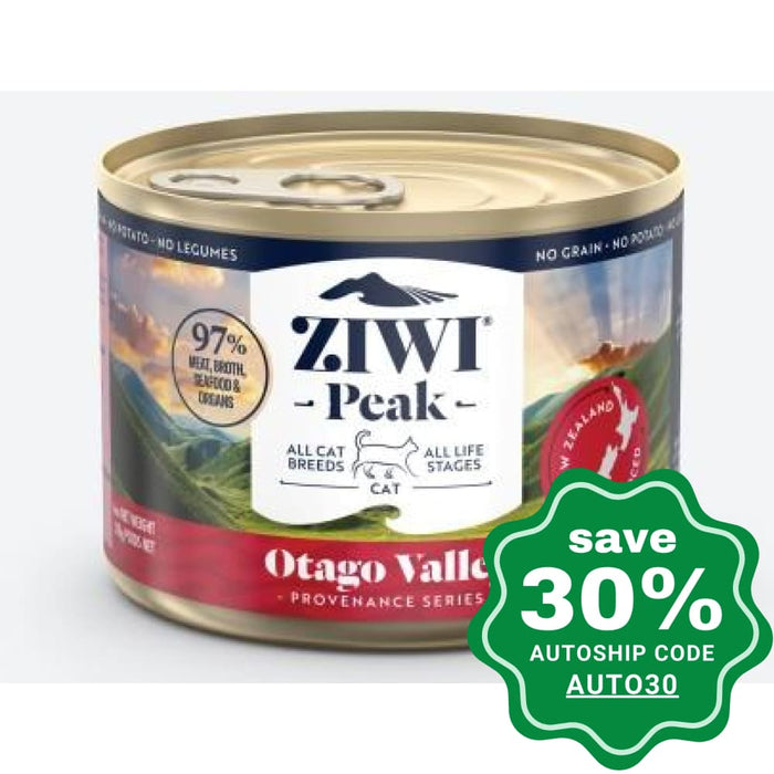 Ziwipeak - Wet Food For Cats Provenance Series Otago Valley Recipe 170G (Min. 12 Cans)