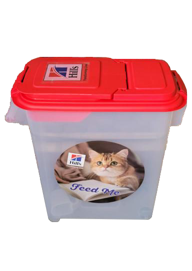 Hills - Plastic Pet Food Container 63Cm X 56Cm 59Cm Dogs & Cats