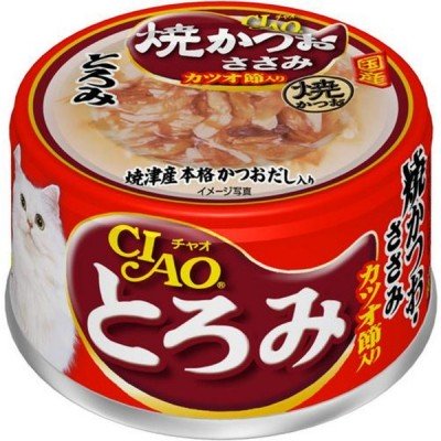CIAO - Cat Canned Food - Thick Soup - Grilled Skipjack Tuna and Chicken Fillet with Bonito Flakes - 80G (24 Cans) - PetProject.HK