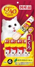 CIAO - Cat Treat - Tuna Slice - 4 X 15G (6 Packs) - PetProject.HK