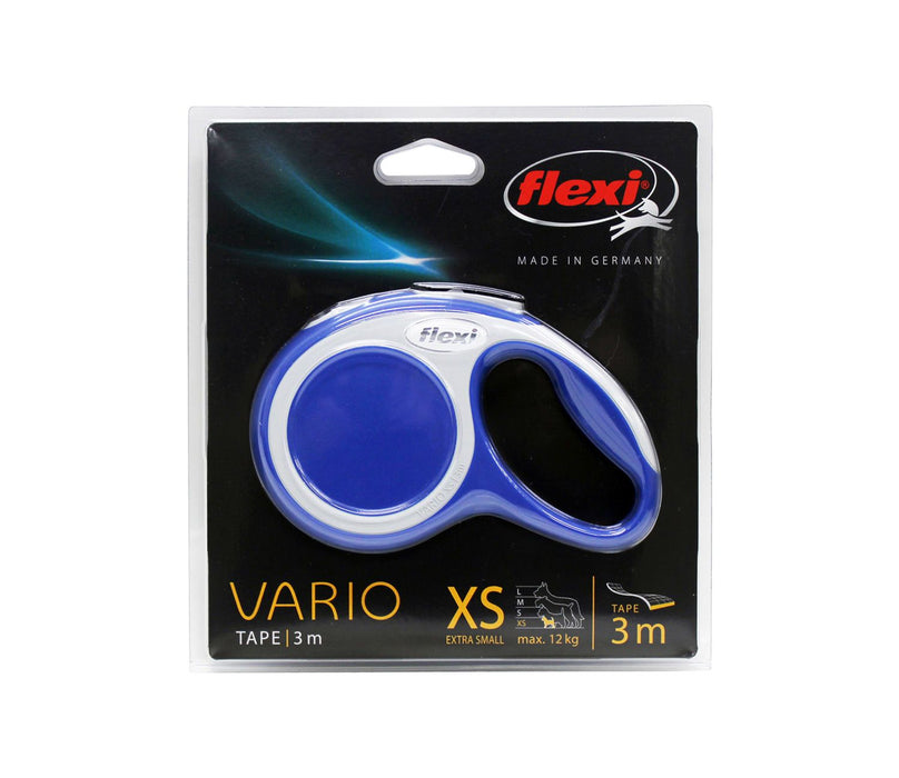 Flexi - Vario Retractable Tape Leash - Blue - PetProject.HK