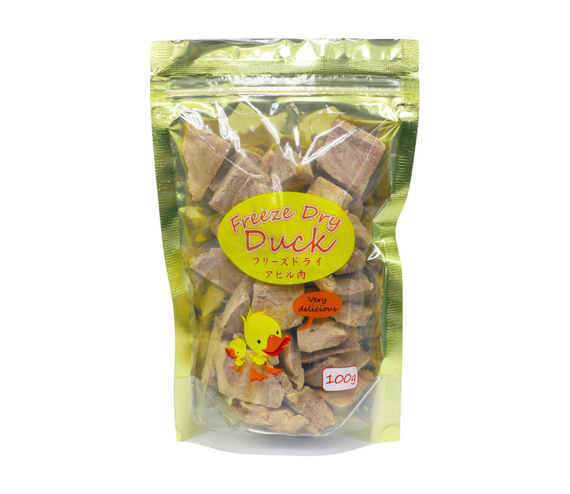 Freeze Dried Duck - Pet Treats for Cats and Dogs - 100G - PetProject.HK