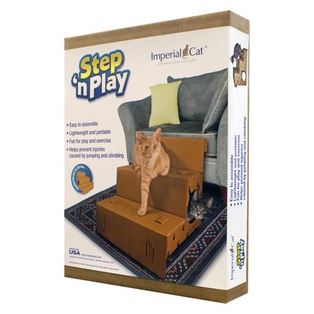 Imperial Cat - Pet Steps & Stairs - Step 'n Play Pet Steps (20.5"D x 17.25"H x 18"W) - PetProject.HK