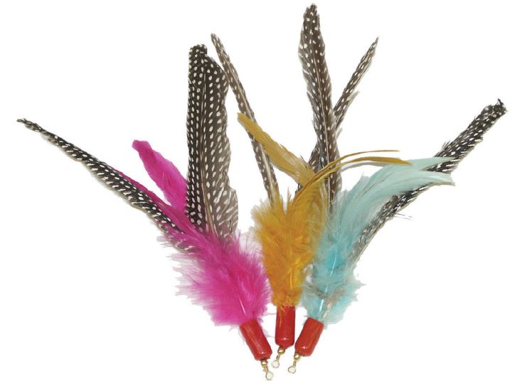 Imperial Cat - Tease 'n Wands - 2-Pack Feather Wand Refill - PetProject.HK