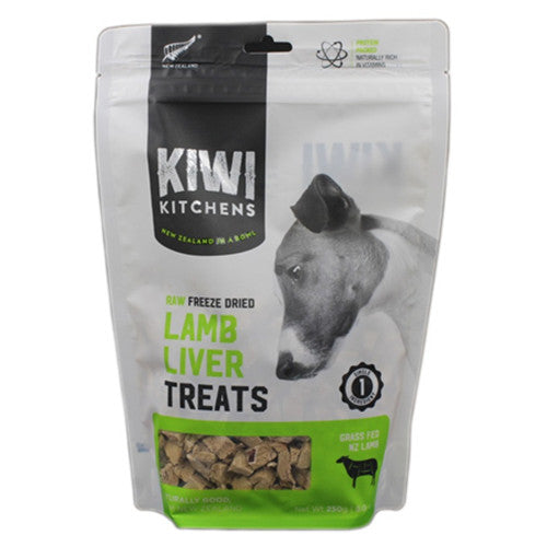 Kiwi Kitchens - Freeze-Dried Dog Treats - Lamb Liver - 250G - PetProject.HK