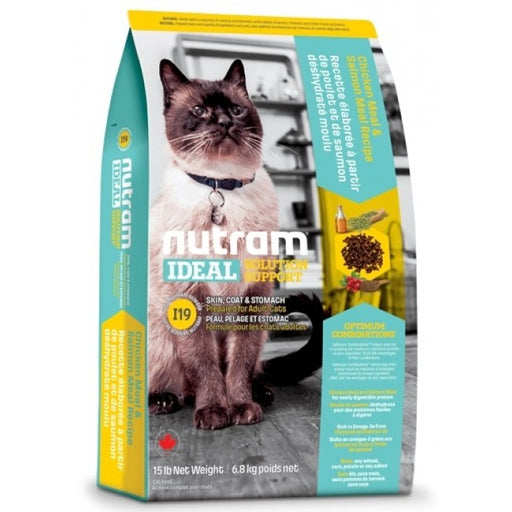 Nutram - I19 Ideal Solution Support - Sensitive Cat Food - 6.8KG - PetProject.HK
