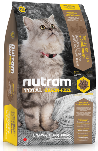 Nutram - T22 Total Grain Free Cat Food - Chicken & Turkey Recipe - 6.8KG - PetProject.HK