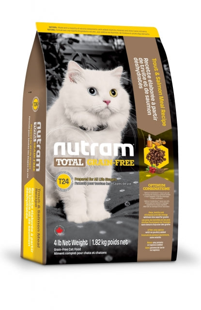 Nutram - T24 Total Grain Free Cat Food - Salmon & Trout Recipe - 6.8KG - PetProject.HK