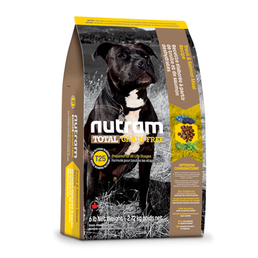 Nutram - T25 Total Grain Free Dog Food - Salmon & Trout Reipe - 11.34KG - PetProject.HK