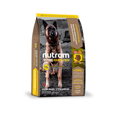 Nutram - T26 Total Grain Free Dog Food - Lamb & Lentils Recipe - 11.34KG - PetProject.HK
