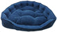 One for Pets - Adela Snuggle Bed - Denim - 17" x 15" x 5"(XS) - PetProject.HK