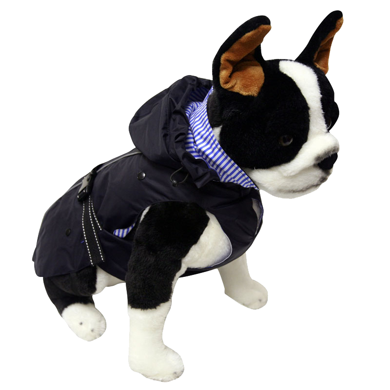 One for Pets - All-Weather Dog Coat with Removable Fleece - Navy - 24" - PetProject.HK