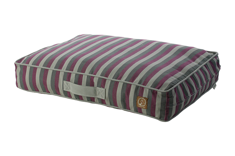 One for Pets - Siesta Spanish Indoor / Outdoor Bed - Purple Stripe - 34" x 45" x 5" - L - PetProject.HK