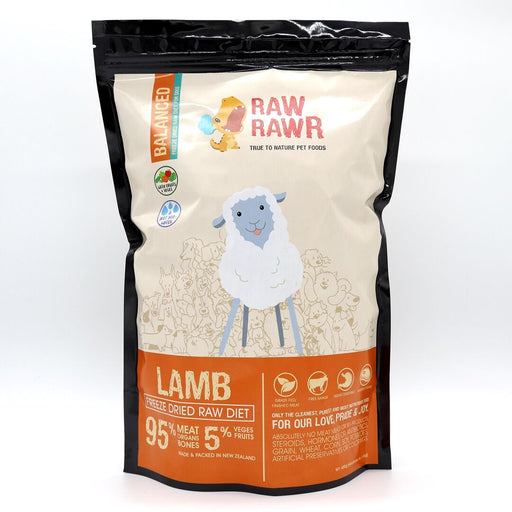 Raw Rawr - Freeze Dried Dog Food - Lamb - 1.2KG - PetProject.HK