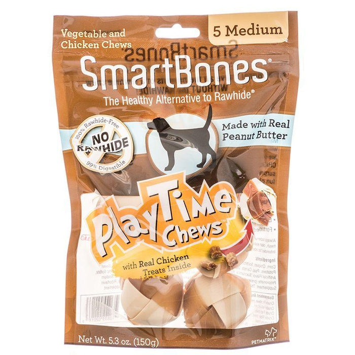 Smartbones PlayTime Chews Peanut Butter Flavor - PetProject.HK