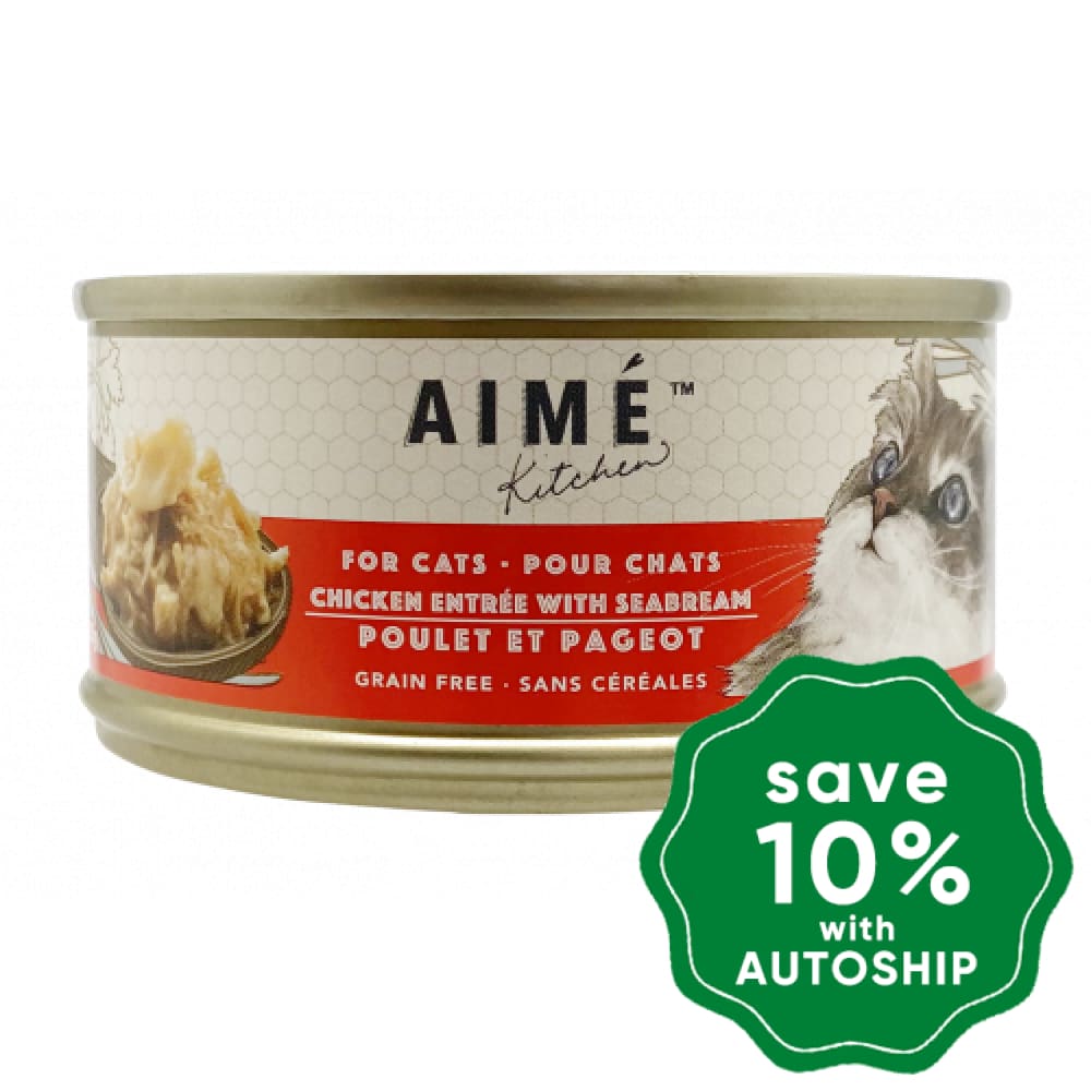 Aime Kitchen - Original Wet Cat Food Chicken With Seabream 85G Cats