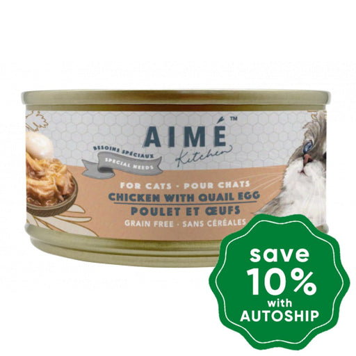 Aime Kitchen - Special Needs Wet Cat Food Chicken With Quail Egg 85G Cats