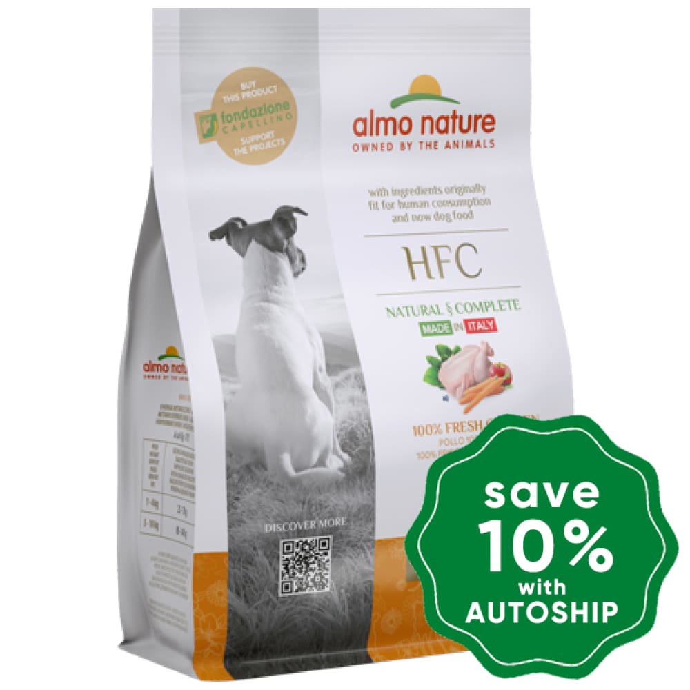 Almo Nature - Dry Food For Small Dogs Hfc Natural Adult Fresh Chicken 1.2Kg (Min. 4 Packs)