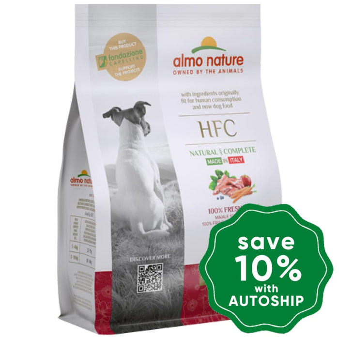 Almo Nature - Dry Food For Small Dogs Hfc Natural Adult Fresh Pork 300G