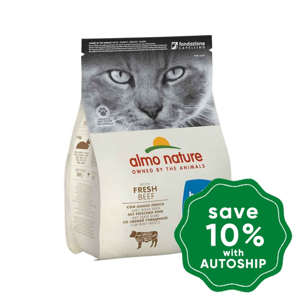 Almo Nature - Dry Food For Sterilised Cats Holistic Beef 2Kg (Min. 3 Packs)