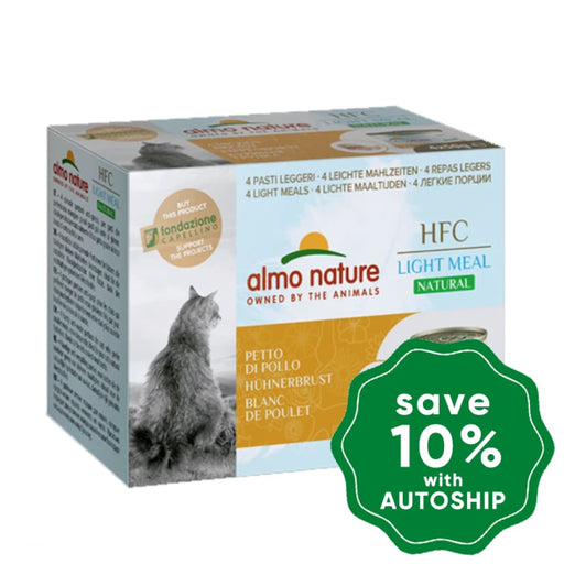 Almo Nature - Wet Cat Food Hfc Natural Light Meal Chicken Breast 50G (Min. 12 Cans) Cats