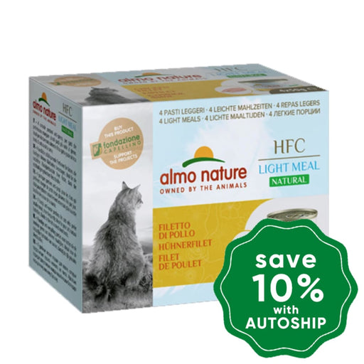 Almo Nature - Wet Cat Food Hfc Natural Light Meal Chicken Fillet 50G (Min. 12 Cans) Cats