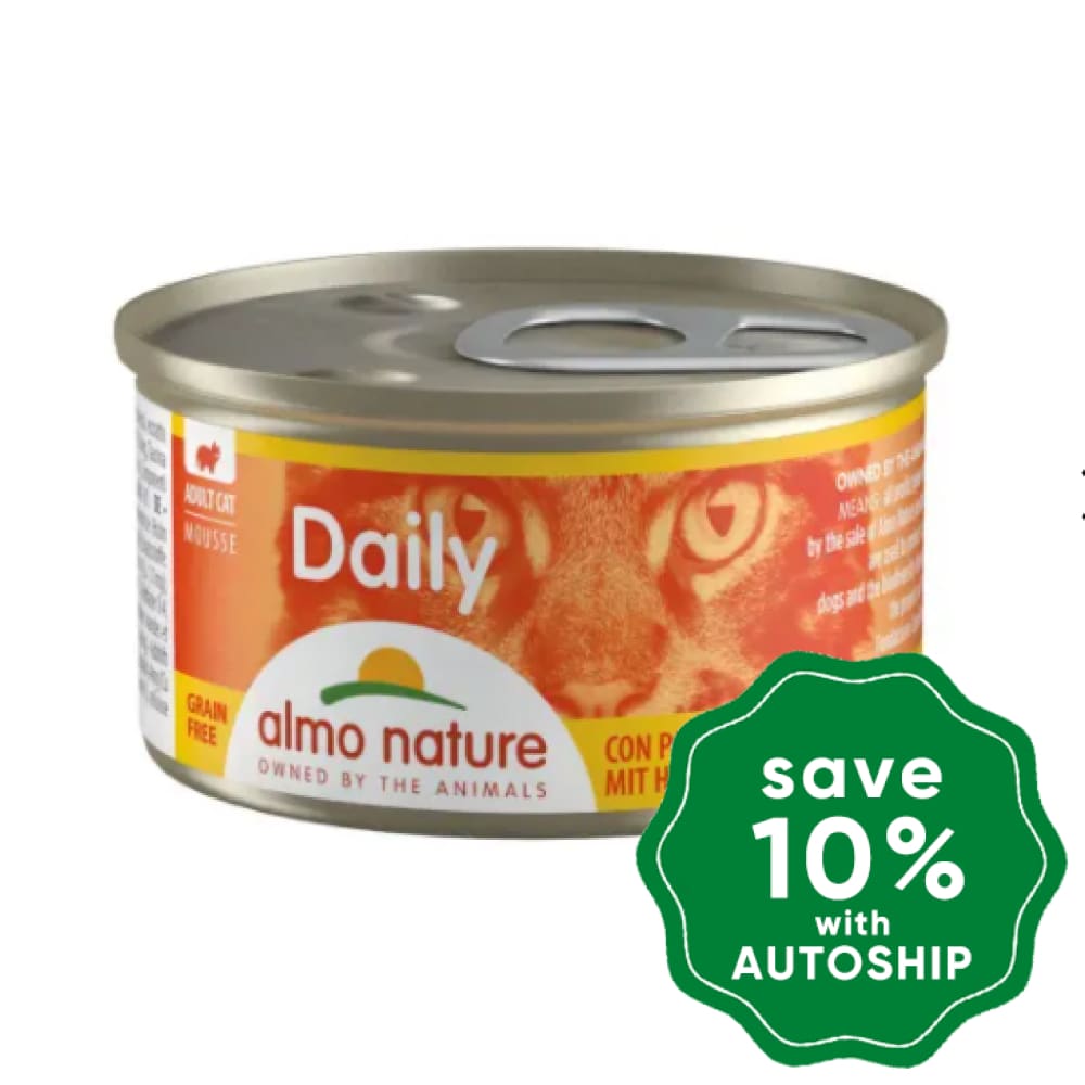 Almo Nature - Wet Food For Cats Daily Menu Chicken Mousse 85G (Min. 24 Cans)